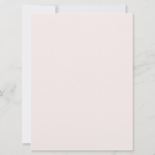 Invitation or rose 19e anniversaire (Dos)