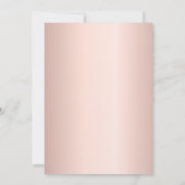 Invitation Or rose Sweet 16 (Dos)