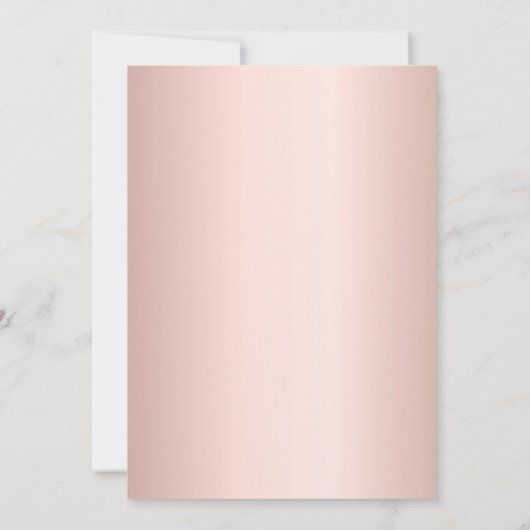 Invitation Or rose Sweet 16 (Dos)