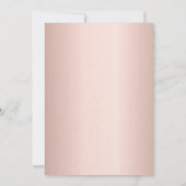 Invitation or rose Sweet 16 luxe (Dos)