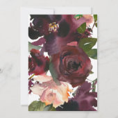 Invitation Or Script To Have and To Hold Bourgon Floral (Dos)