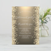 Invitation Or Sparkle Diamonds brillant Gold Retraite (Debout devant)