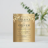 Invitation Or Splendor Double Bonheur | Mariage chinois (Debout devant)