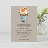 Invitation Orananus Yellow Citrus| Mariage (Debout devant)