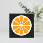 Invitation orange (Debout devant)