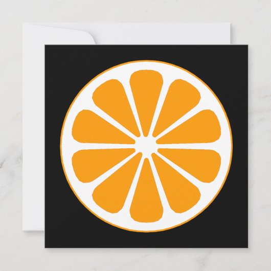 Invitation orange (Devant)