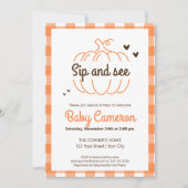 Invitation Orange à carreaux rencontre et dégustation de citr (Devant)