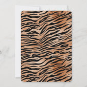 Invitation Orange Black Tiger (Dos)