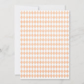 Invitation Orange Blue Boy Elephant Anniversaire Little Gentl (Dos)