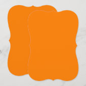 Invitation Orange Brack (Devant / Derrière)
