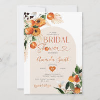 Orange Bridal shower Elle A Trouvé Son Pince Princ