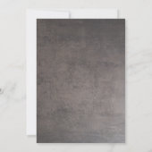 Invitation Orange brûlé et Mariage de automne vert Sage (Dos)