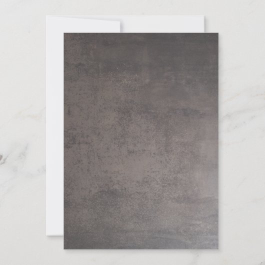 Invitation Orange brûlé et Mariage de automne vert Sage (Dos)