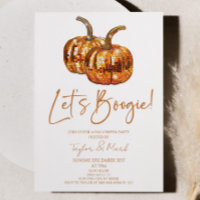 Orange Citrouille Disco Ball Boogie Halloween Part