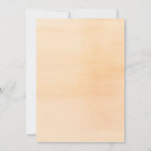 Invitation Orange Cupcake 30e fête d'anniversaire (Dos)