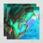 INVITATION ORANGE DE FLAIR TURQUOISE DU SUD-OUEST (Devant / Derrière)