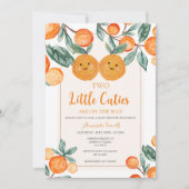 Invitation Orange Deux petites cuits sont sur le chemin de la (Devant)