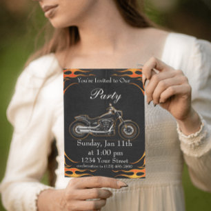 Invitation Orange et Red Ride dans notre Bike Party!