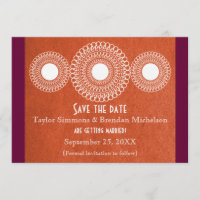 Orange Extrême-Orient Élégance Marquer une date