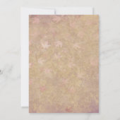 Invitation Orange Fleur sauvage lampes 85e anniversaire (Dos)