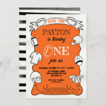 Orange Football 1er tirage d'une main Anniversaire