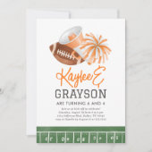 Invitation Orange Football et Jumelage (Devant)