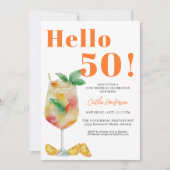 Invitation Orange Fun Drink 50e anniversaire (Devant)