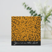 Invitation Orange Glam (Debout devant)