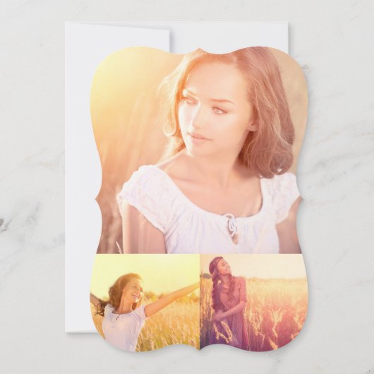 Invitation Orange Parties scintillant Graduate Couduate Gradu (Dos)