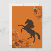 Invitation Orange Quinceanera Western Charro (Dos)