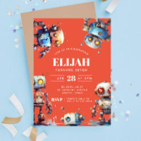 Orange Robots Tech Générateur d'engrenages Anniver