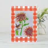 Invitation Orange Wren (Debout devant)