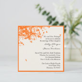 Invitation Orangers et oiseaux (Debout devant)