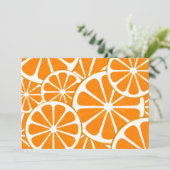 Invitation oranges (Debout devant)