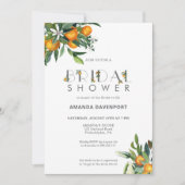 Invitation Oranges et Fête des mariées verdoyante  (Devant)