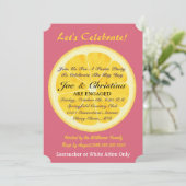 Invitation Oranges et Nantucket Red Fiesta Cocktail Party (Debout devant)