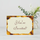 Invitation Oranges fruits Floride marché orange (Debout devant)