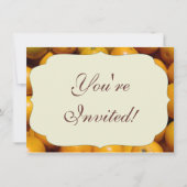 Invitation Oranges fruits Floride marché orange (Devant)