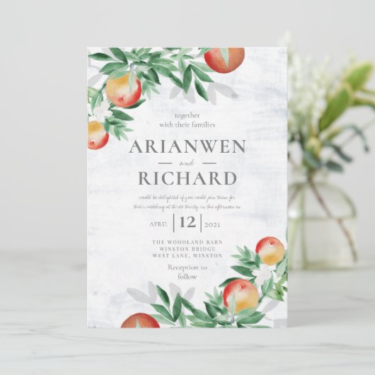 Invitation Orchard d'été (Debout devant)