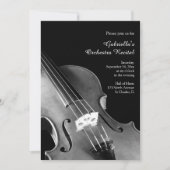 Invitation Orchestre classique de violon Considérant Invitati (Devant)