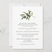 Invitation Orchestre d'oliveraies| Mariage (Devant)