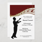 Invitation Orchestre du chef (Devant / Derrière)