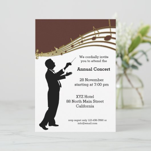 Invitation Orchestre du chef (Debout devant)