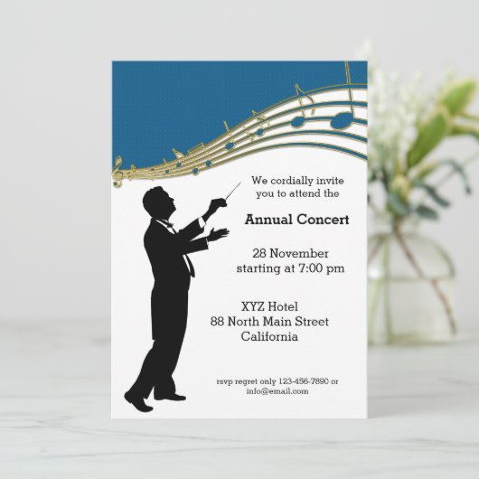 Invitation Orchestre du chef (Debout devant)