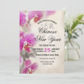 Invitation Orchestre rose de la florale du Rat chinois (Debout devant)