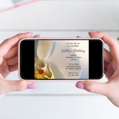 Invitation Orchid Elegance Anniversaire