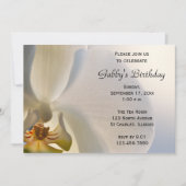 Invitation Orchid Elegance Anniversaire (Devant)