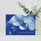 Invitation Orchid In Loving Memory 9 Célébration de la vie (Debout devant)