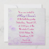 Invitation orchidée (Dos)