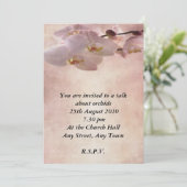 Invitation orchidée (Debout devant)